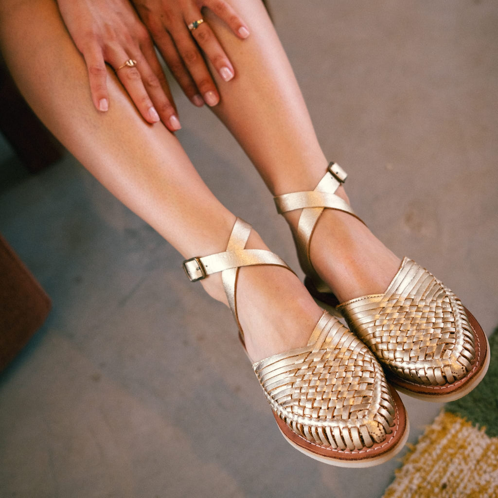 Sandales Lupita - Champagne
