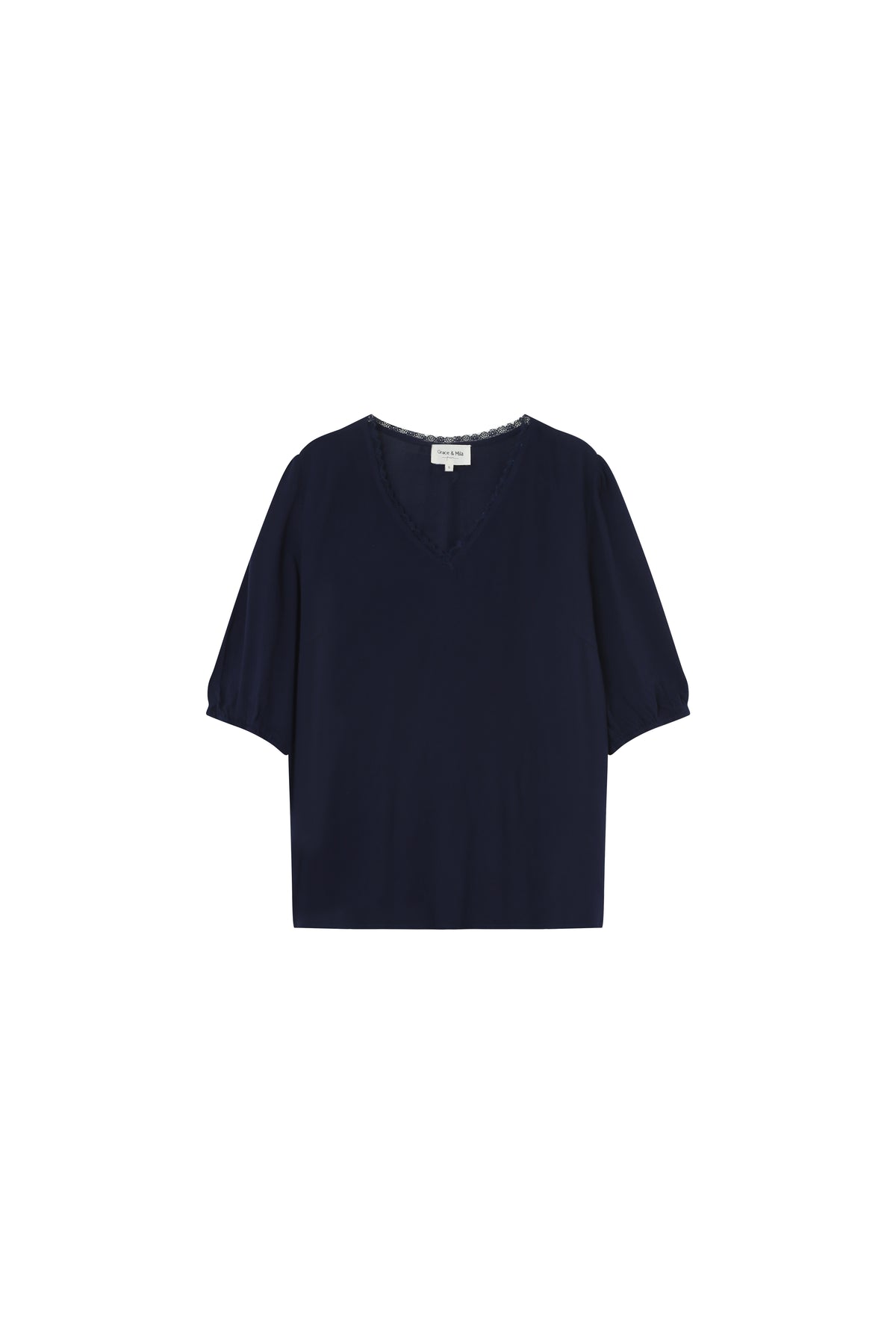 Blusa Lutin - azul marino