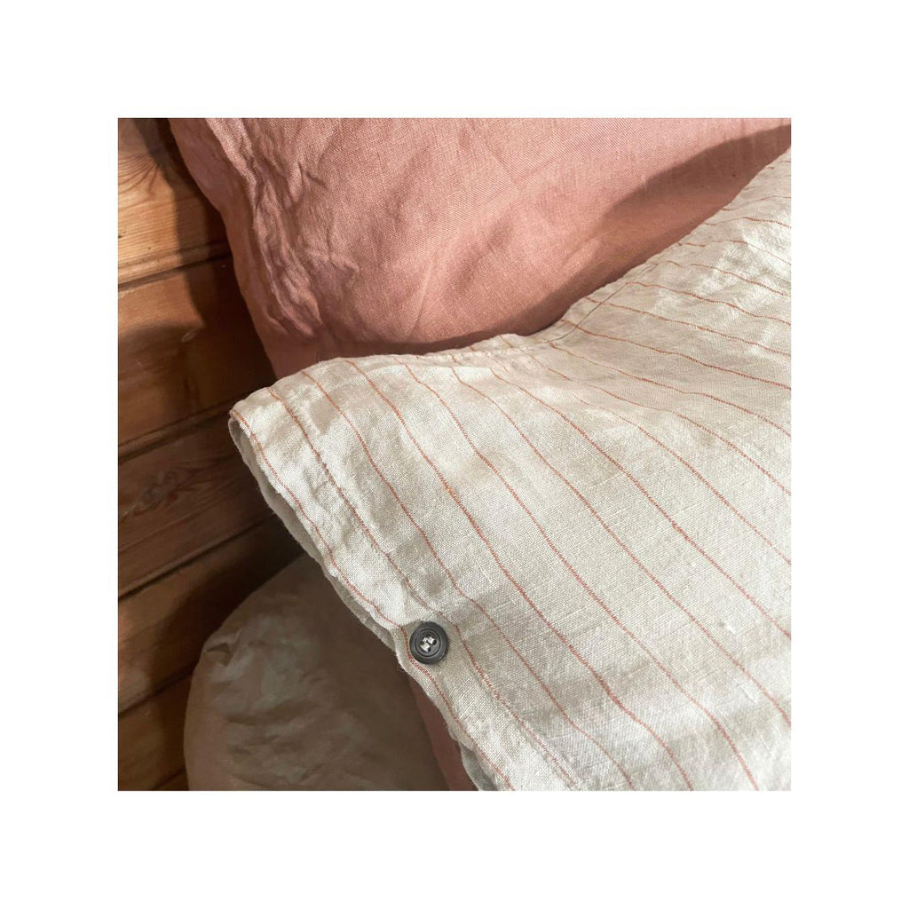 Washed Linen Pillowcase - Luz - Terracotta