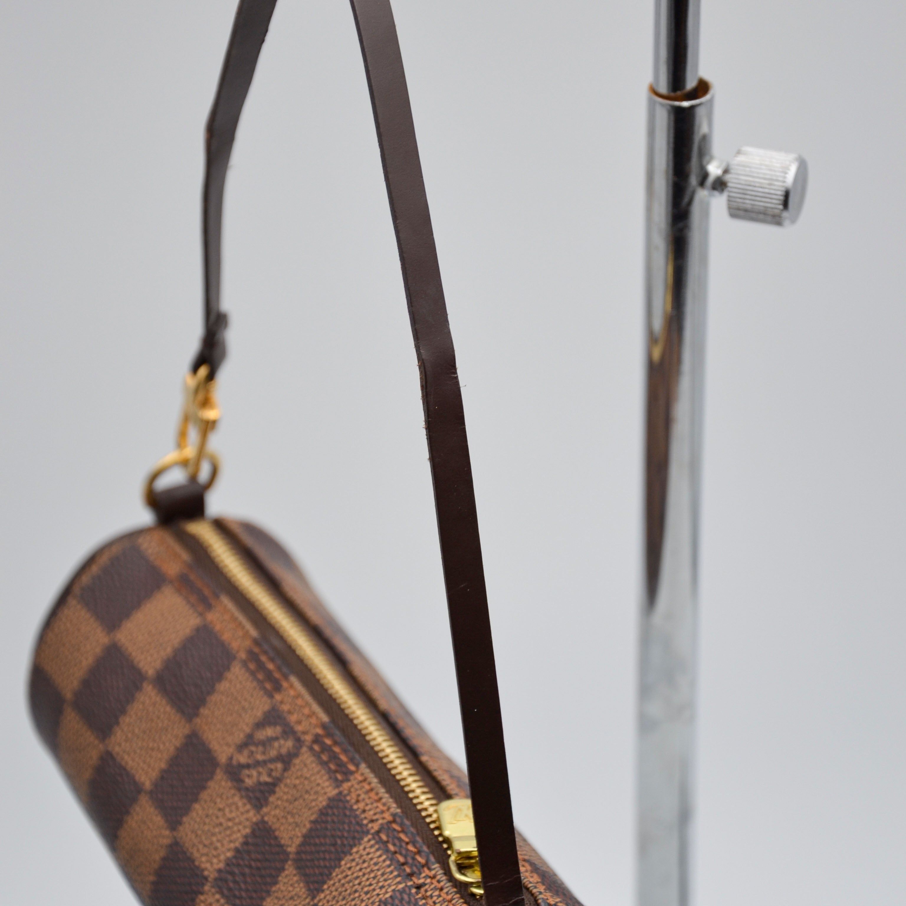 Pochette Louis Vuitton Papillon Lona Damier Ébène