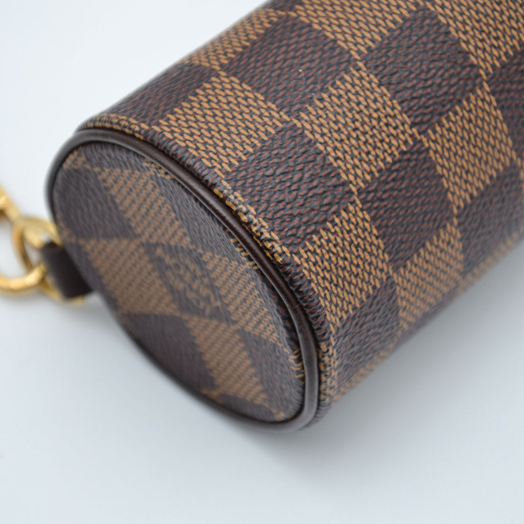 Pochette Louis Vuitton Papillon Lona Damier Ébène