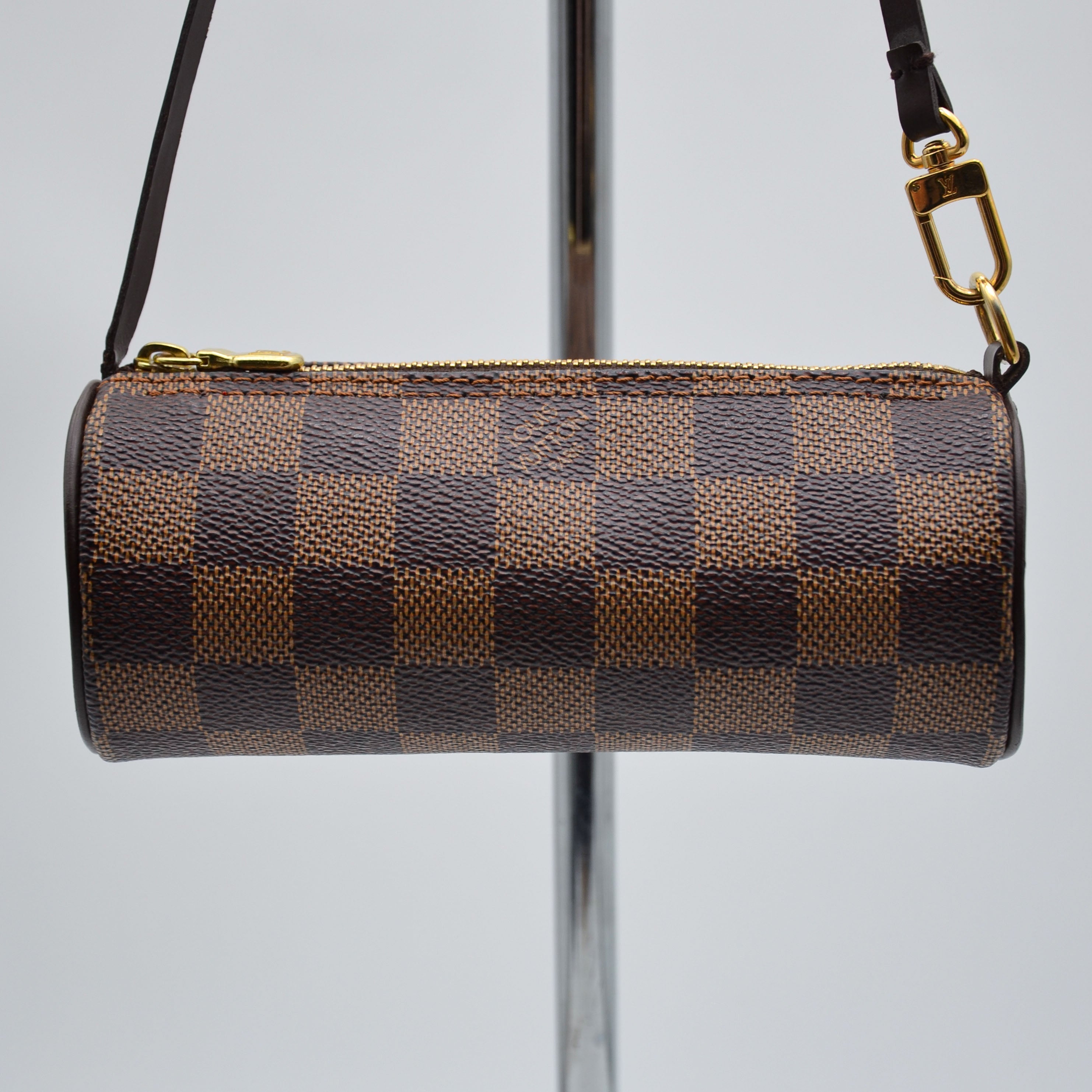 Pochette Louis Vuitton Papillon Lona Damier Ébène