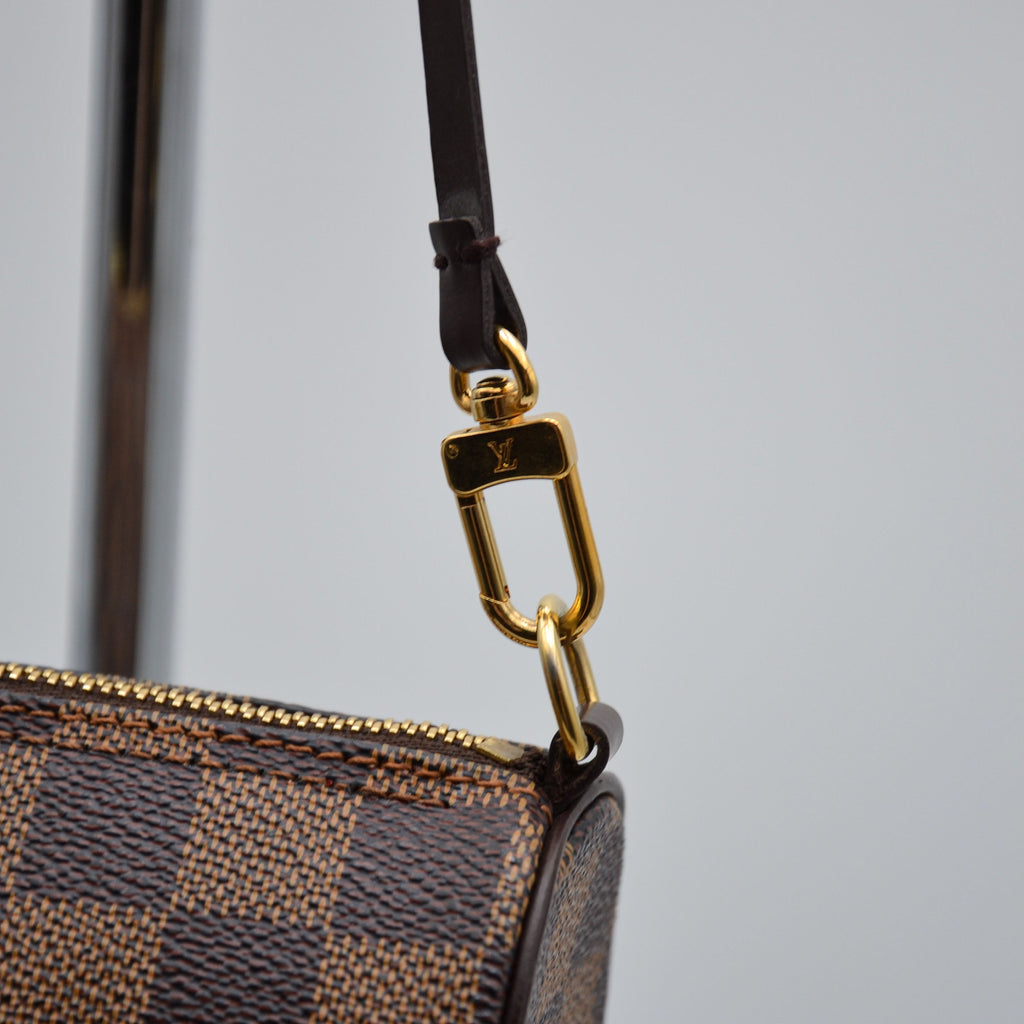 Pochette Louis Vuitton Papillon Lona Damier Ébène
