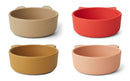 Set de 4 cuencos multimix Iggy rosa de LIEWOOD - Selección Liewood disponible en amaetc.com, concept store ecológico para niños