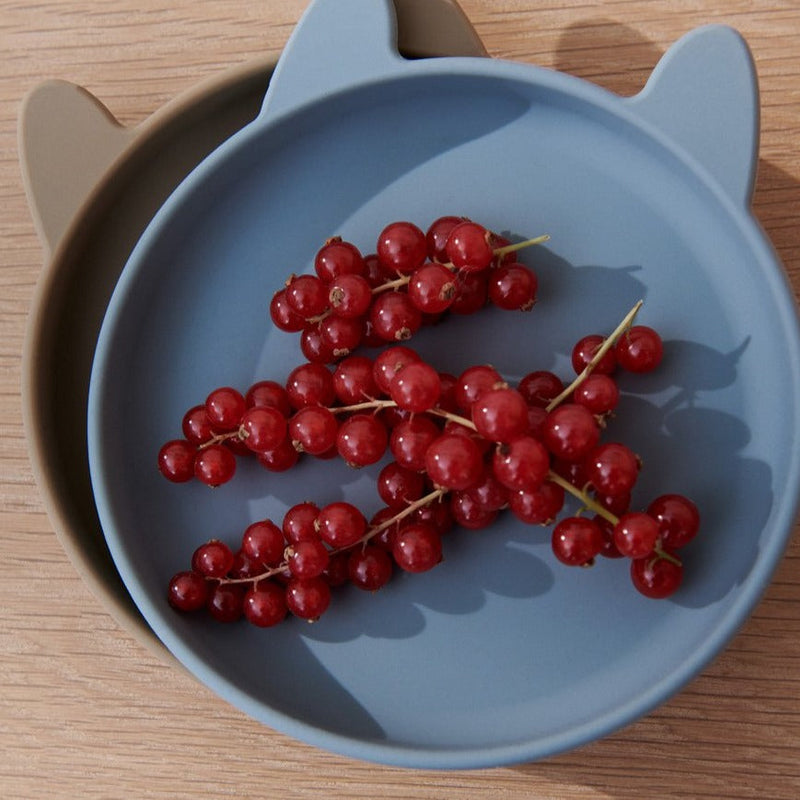 Liewood - Set de 2 platos mixtos Olivia Azul Niebla/Kaki