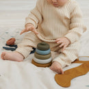 Tour à empiler khaki multi mix de LIEWOOD - Sélection Liewood à retrouver sur amaetc.com, concept store eco friendly pour enfants