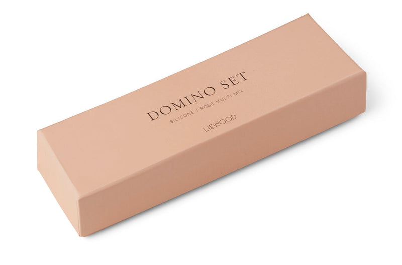 Dominó de silicona rosa multimix de LIEWOOD - Selección Liewood disponible en amaetc.com, concept store ecológico para niños