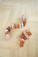 Dominó de silicona rosa multimix de LIEWOOD - Selección Liewood disponible en amaetc.com, concept store ecológico para niños