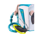 Cube D'Activites En Velours Bleu