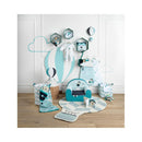 Doudou Mouchoir En Velours Bleu