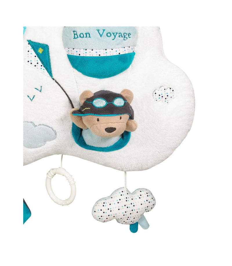 Led Musical En Velours Blanc