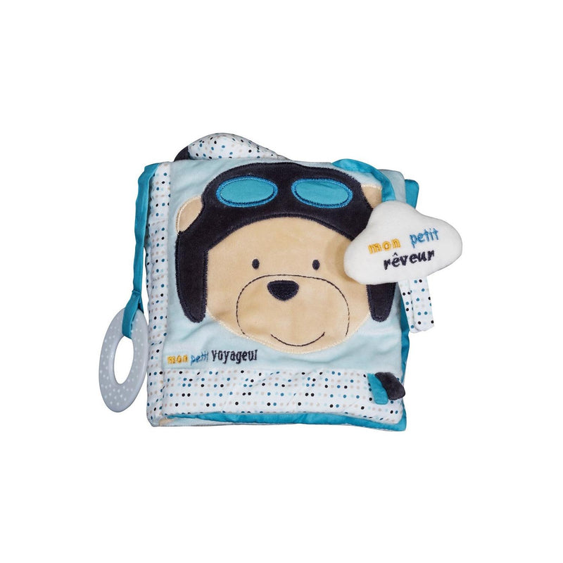 Livre D'Éveil En Polyester Bleu