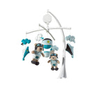 Mobile Tissu Musical En Velours Bleu