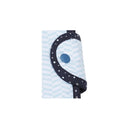 Protege Carnet De Sante En Coton Bleu