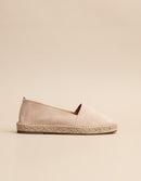 Espadrilles Lyonnaise - Cuir Daim Coton - Femme