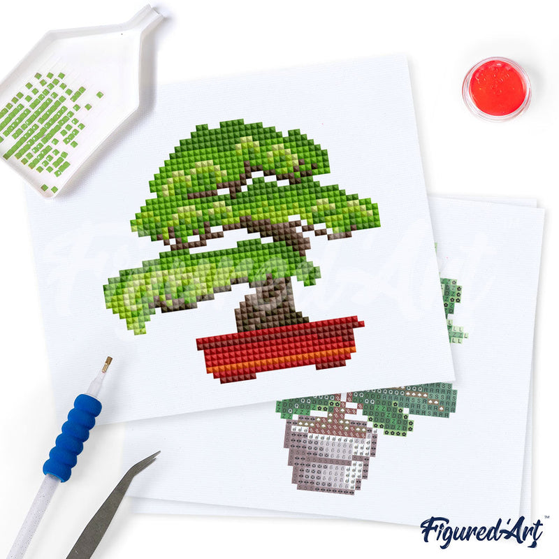 Mini Série Diamond Painting - Plantes 2