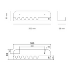 Estante de pared - L'Accueillant - Crema