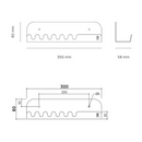Etagère Murale L'Accueillant - Noir