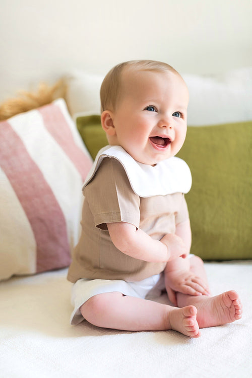 Explorer Blouse &amp; Shorts - Sand - Customizable