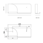 Estante de pared - L'Inspirant - Negro