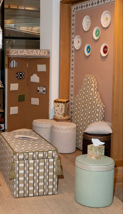 Cabecero - Arabesco - Frida Beige - L 90 Cm