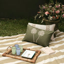Coussin - Cloud - Lin Vert - Palmiers