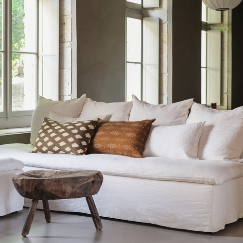 Cushion - Cloud - Ikat Mystery Clay
