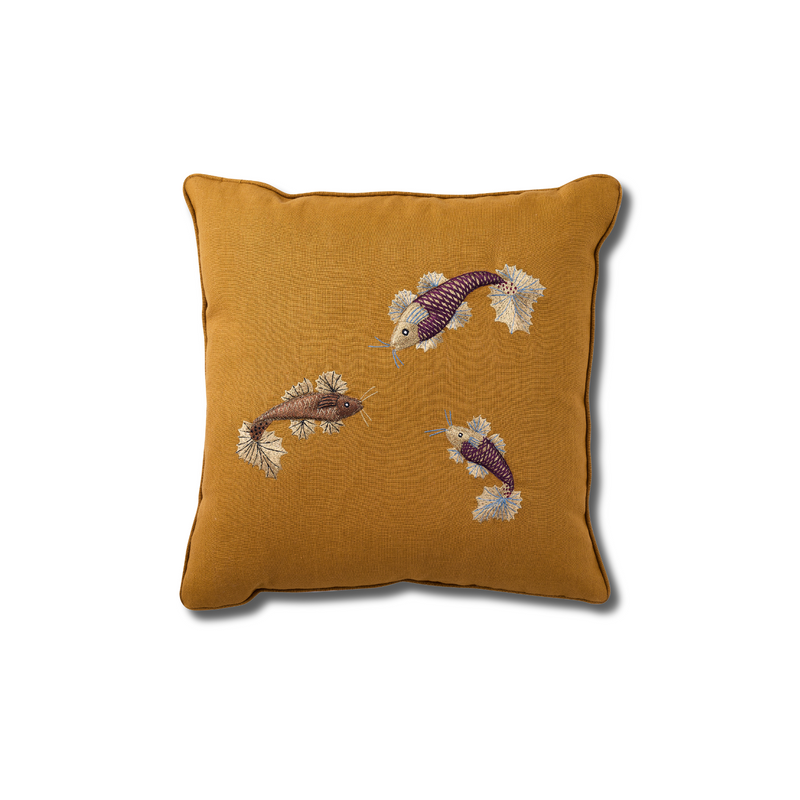 Coussin - Ocean Nest - Ocre
