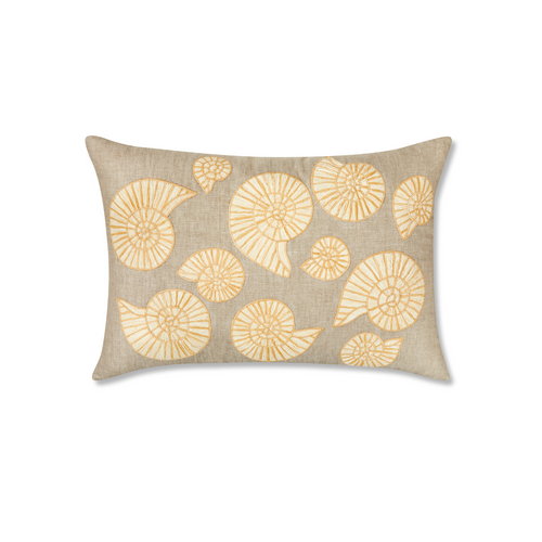 Coussin - Cloud - Lin Naturel - Coquillage Raphia