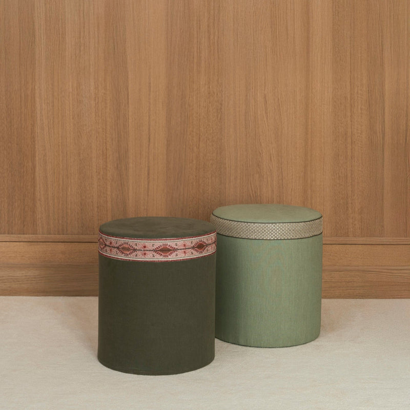 Star Seat Stool - Sea Green Linen – Kensington Piping