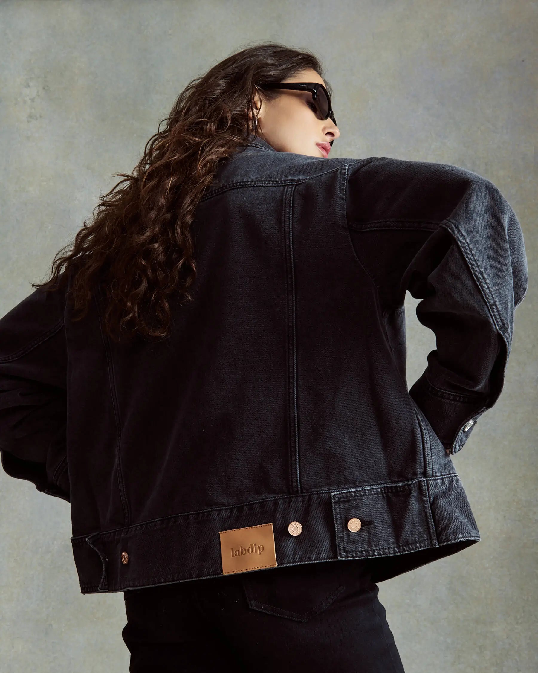 Veste BAYA DENIM BL 50 NOIR BLACK WASHED Labdip