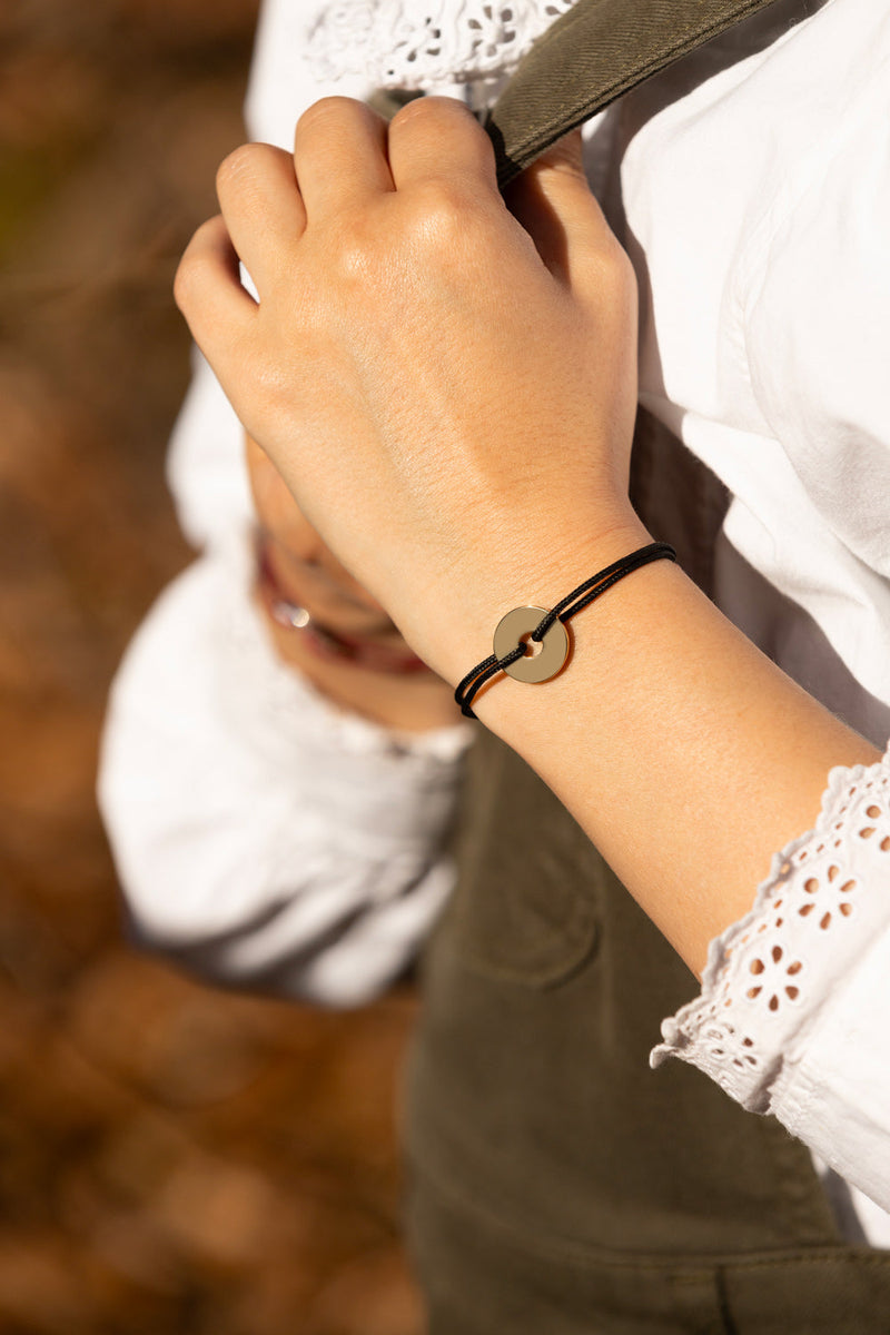 Bracelet Lacet - Noir