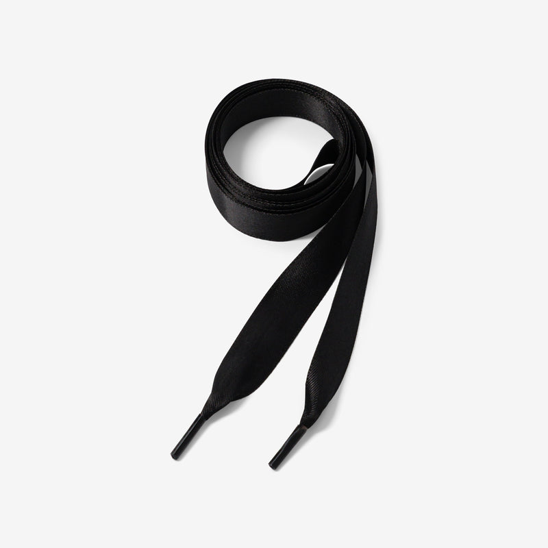Lacets - Satin - Noirs