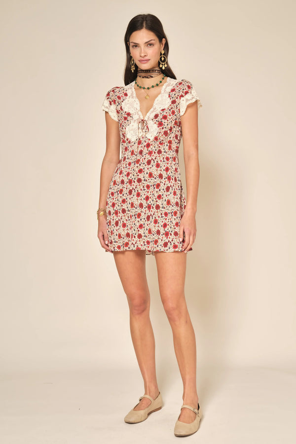 Robe Lacie Eva Floral Cream