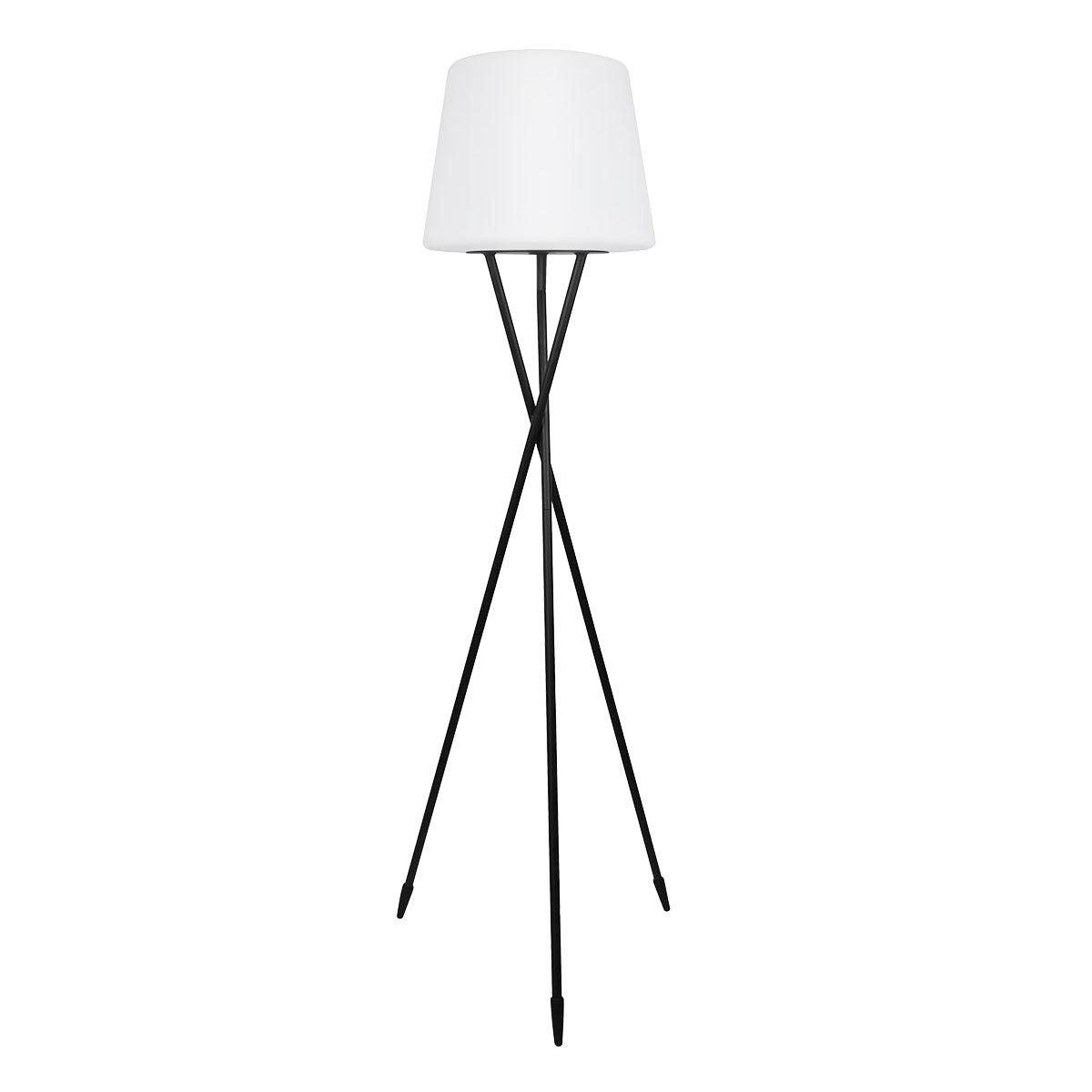 TRY dimmable multicolor LED wireless tripod floor lamp H150cm with remote control - REDDECO.com