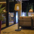 Boheme Tall - Lampadaire Filaire - Polyrotin - Marron