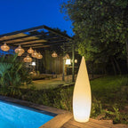Lampadaire sans fil goutte LED multicolore dimmable CLASSY H120cm avec télécommande - REDDECO.com