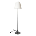 Lámpara de pie cableada con base metálica para exterior iluminación potente blanco LED STANDY H150cm base E27 - REDDECO.com