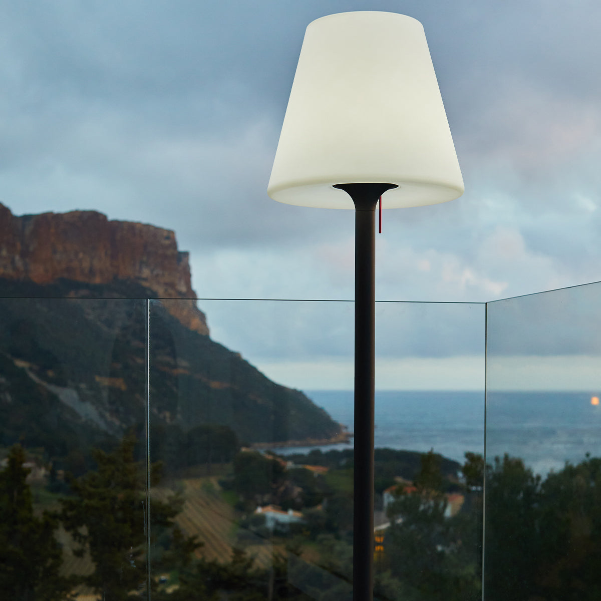 Standy - Lampadaire Filaire - Acier - Gris