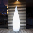 Bright wired drop floor lamp for outdoor powerful lighting white LED CLASSY H120cm E27 base - REDDECO.com