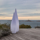 Bright wired drop floor lamp for outdoor powerful lighting white LED CLASSY H120cm E27 base - REDDECO.com