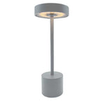Roby - Lámpara de mesa inalámbrica - Acero - Gris
