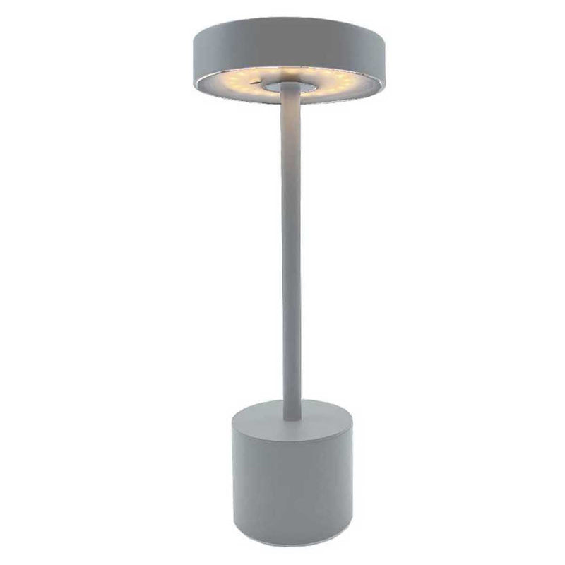Roby - Lampe De Table Sans Fil - Gris Clair