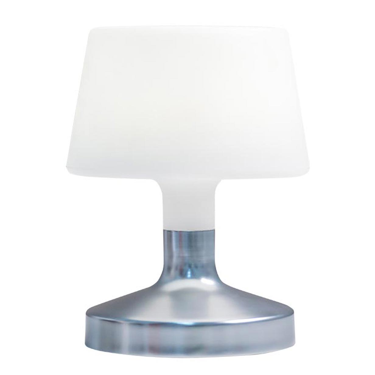 Helen - Lampe De Table Sans Fil - Polyéthylène - Argent