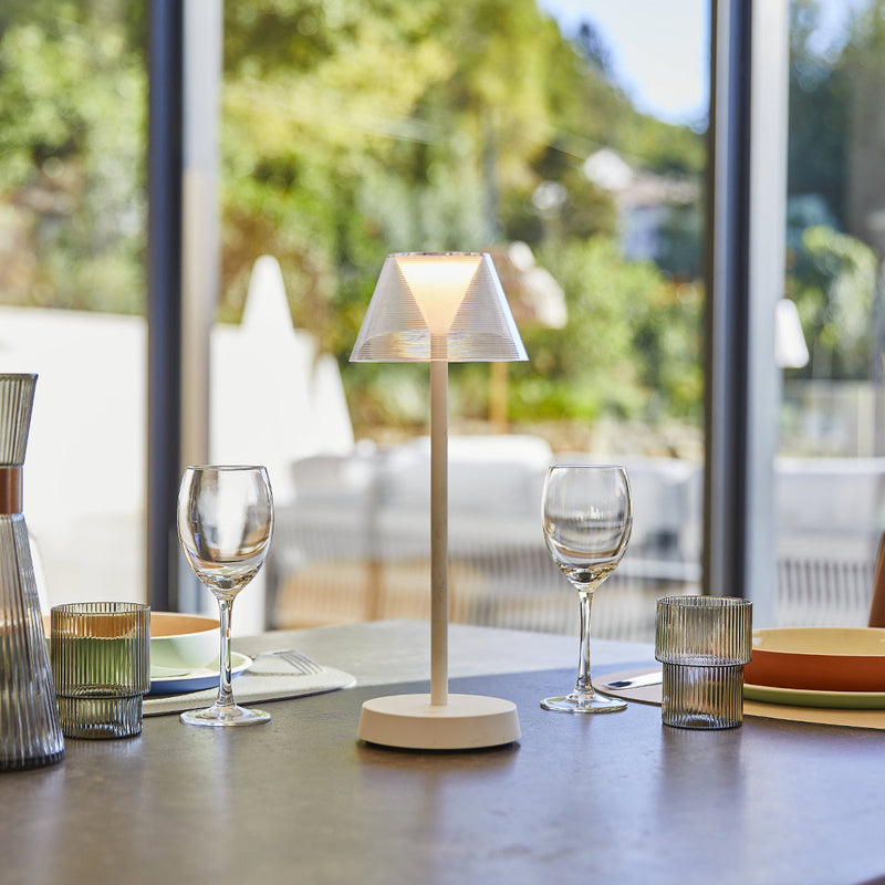 Beverly - Lampe De Table Sans Fil - Blanc
