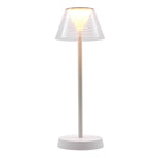 Lámpara de mesa LED inalámbrica blanco cálido BEVERLY WHITE Al. 34 cm - REDDECO.com