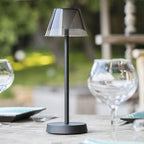 Lámpara de mesa LED inalámbrica blanco cálido BEVERLY BLACK Al.34cm - REDDECO.com