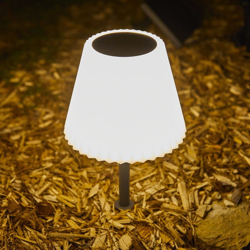 Lampe De Table Solaire - Lady Spike Bouffant