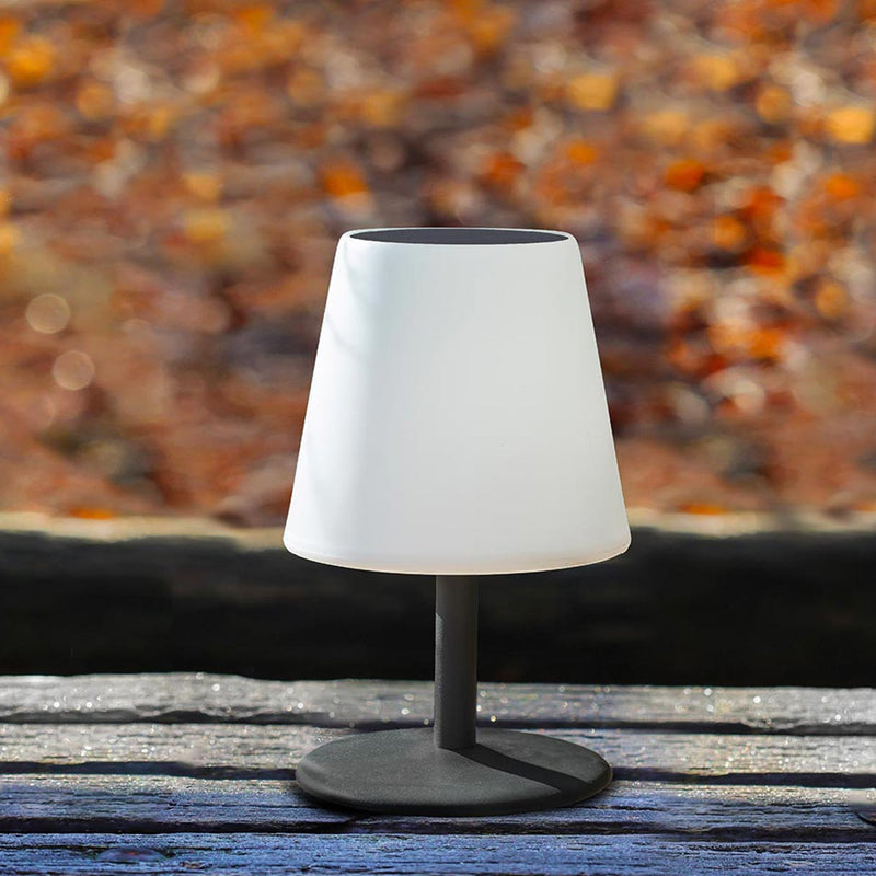 Lámpara de mesa LED solar y recargable blanco cálido/blanco regulable STANDY TINY SOLAR H25cm - REDDECO.com
