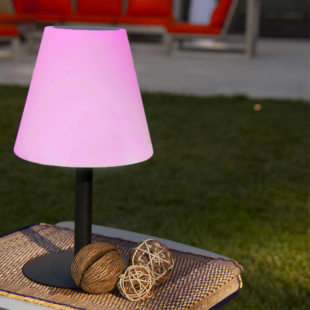 Standy Mini - Solar Table Lamp - Steel - Grey